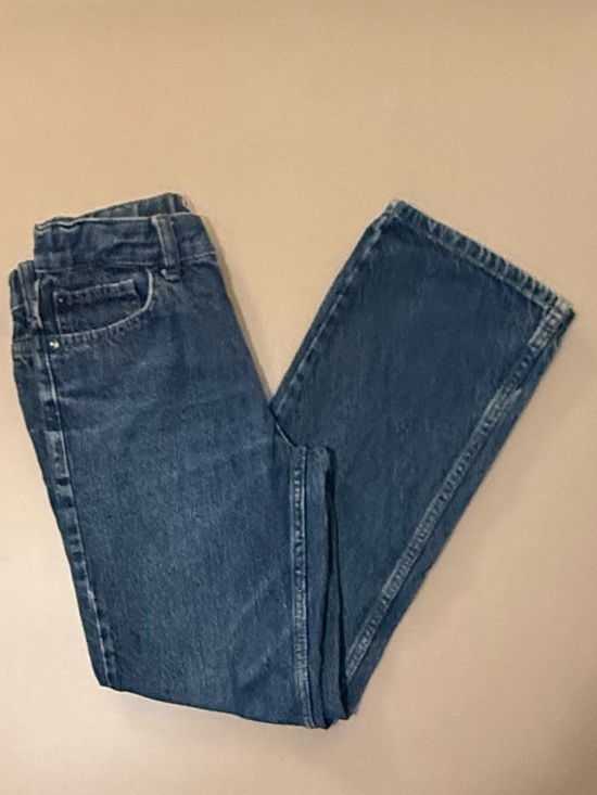 Cat & Jack Dark Blue Relaxed Straight Jeans - Picture 5 of 5